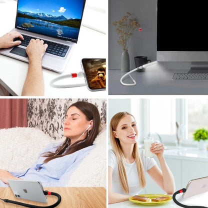 Versatile Charging Cable with Adjustable Stand for All Devices