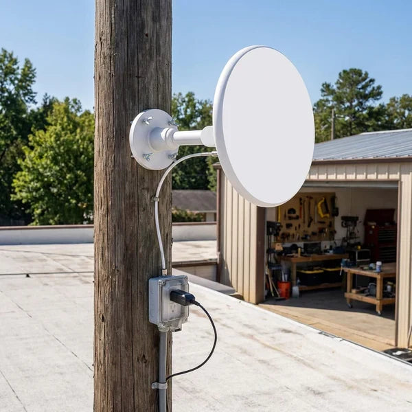 High-Definition Outdoor TV Antenna with 360-Degree Reception