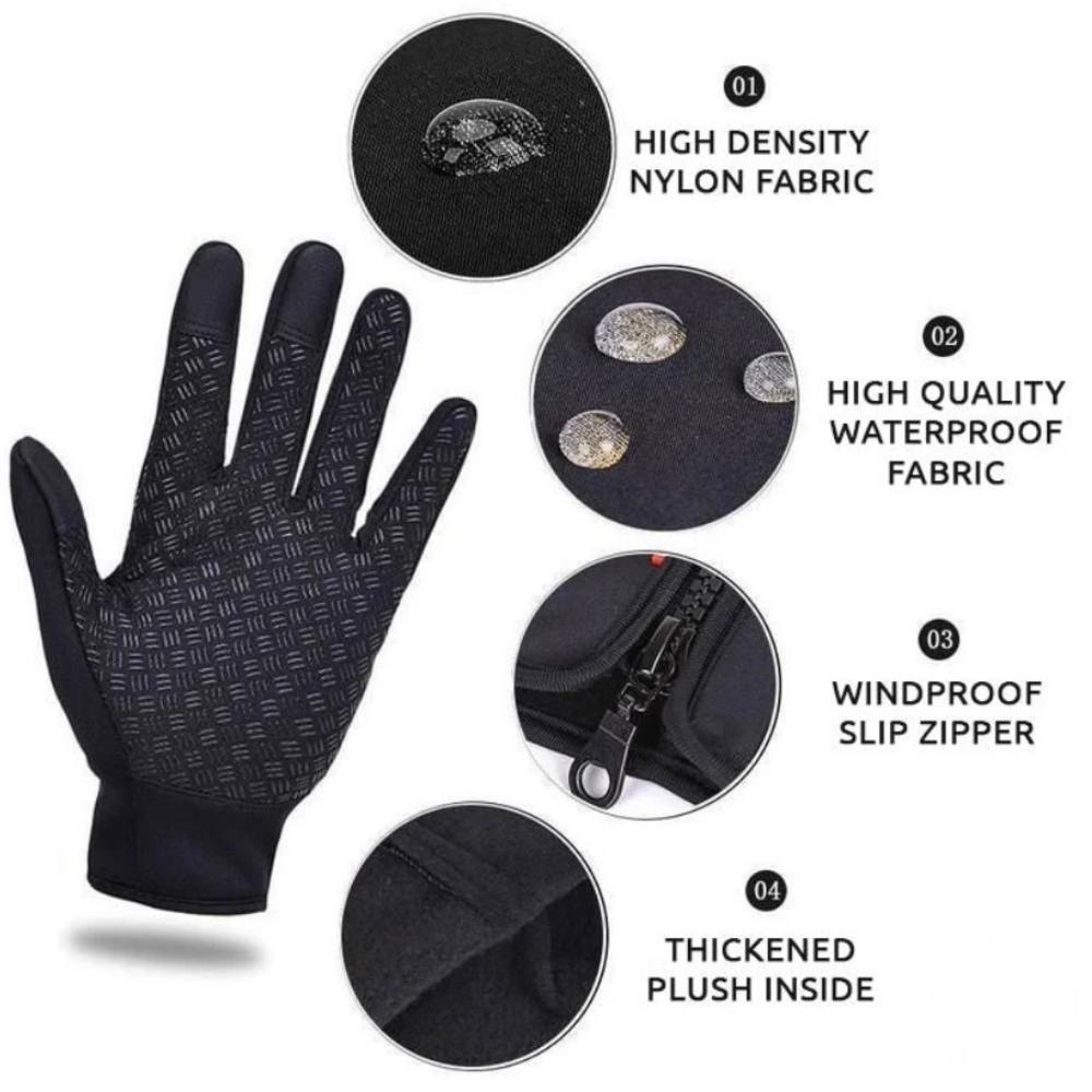 All-Weather Thermal Gloves for Cycling and Winter Sports