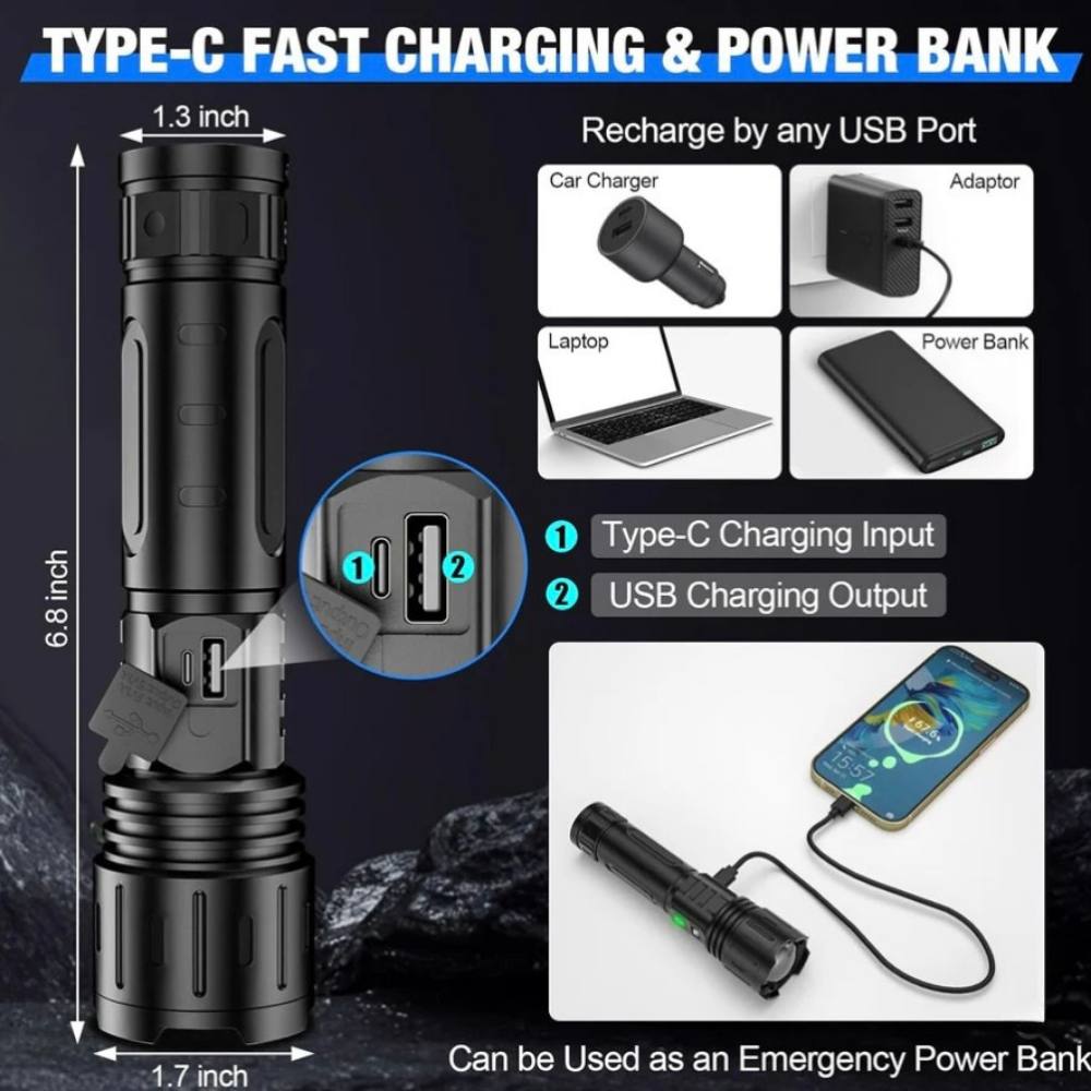 BrilliantBeam 100000 Lumen Tactical Torch