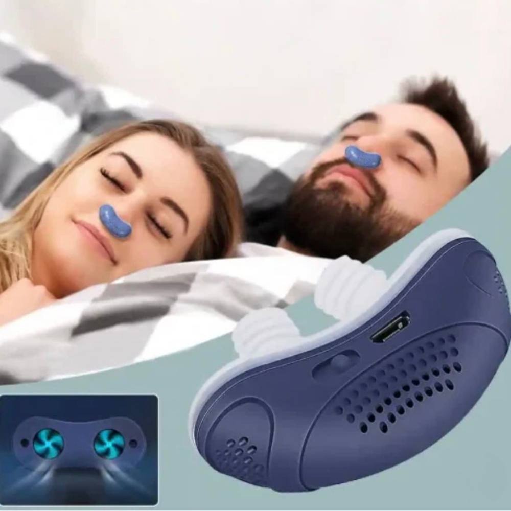 Portable Sleep Aid Device for Snoring and Apnea Relief