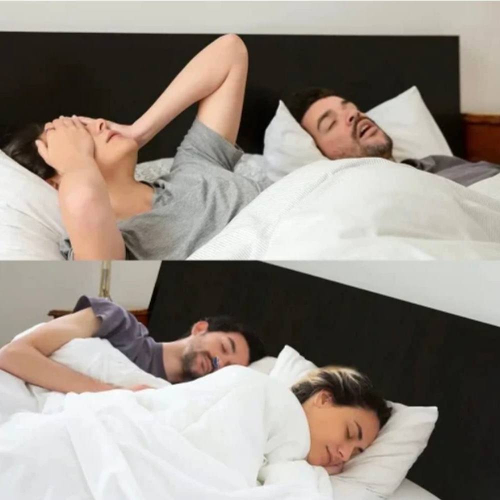 Portable Sleep Aid Device for Snoring and Apnea Relief