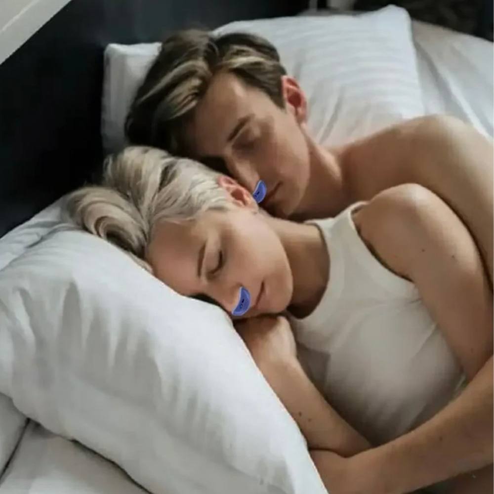Portable Sleep Aid Device for Snoring and Apnea Relief