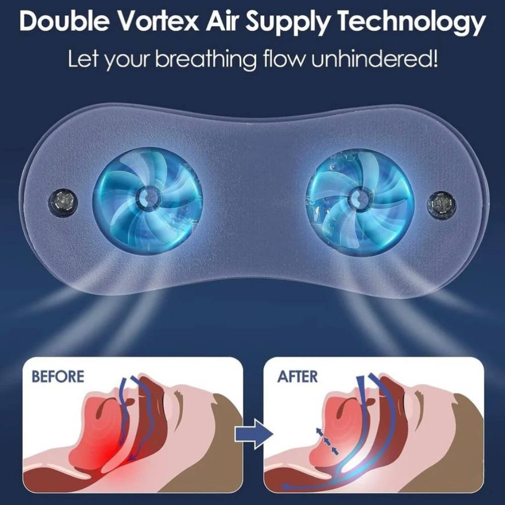 Portable Sleep Aid Device for Snoring and Apnea Relief