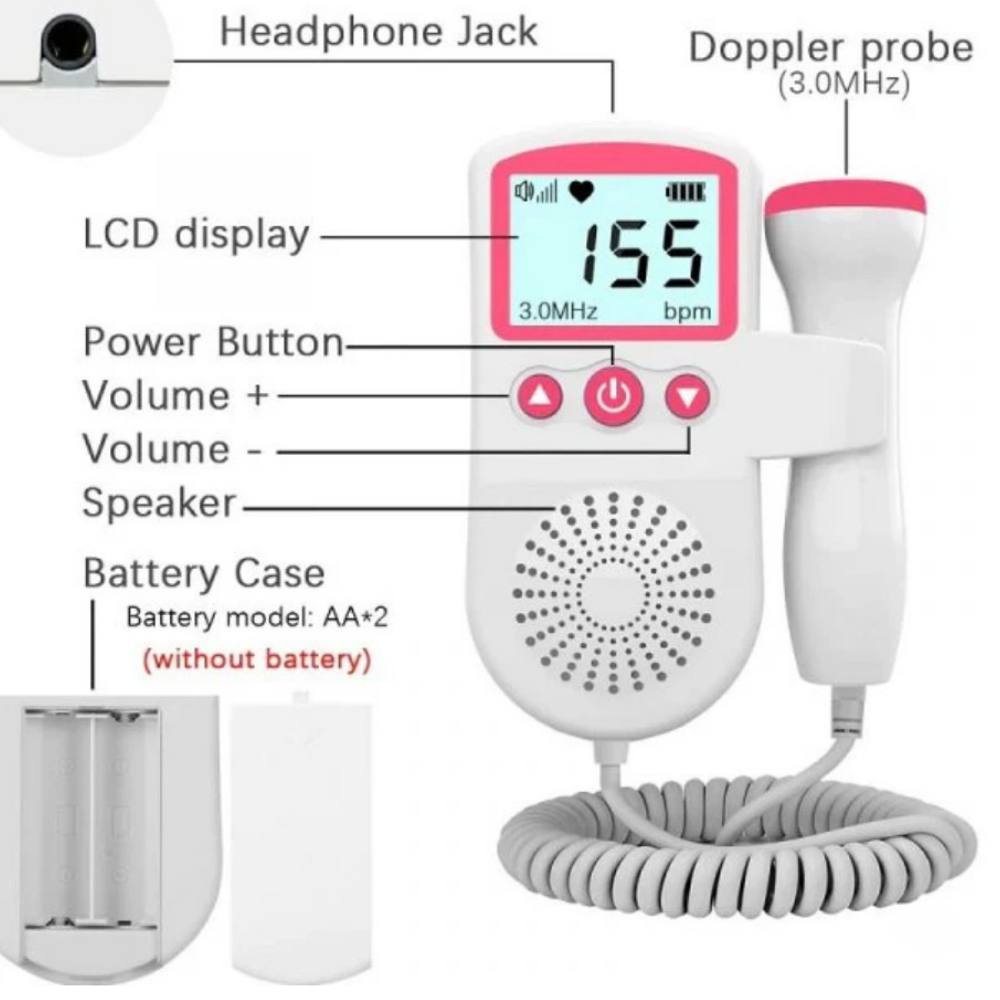 Home Baby Heartbeat Monitor - Reliable Fetal Sound Tracker