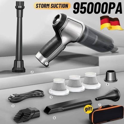 Portable Handheld Vacuum with Powerful Suction & Cordless Design