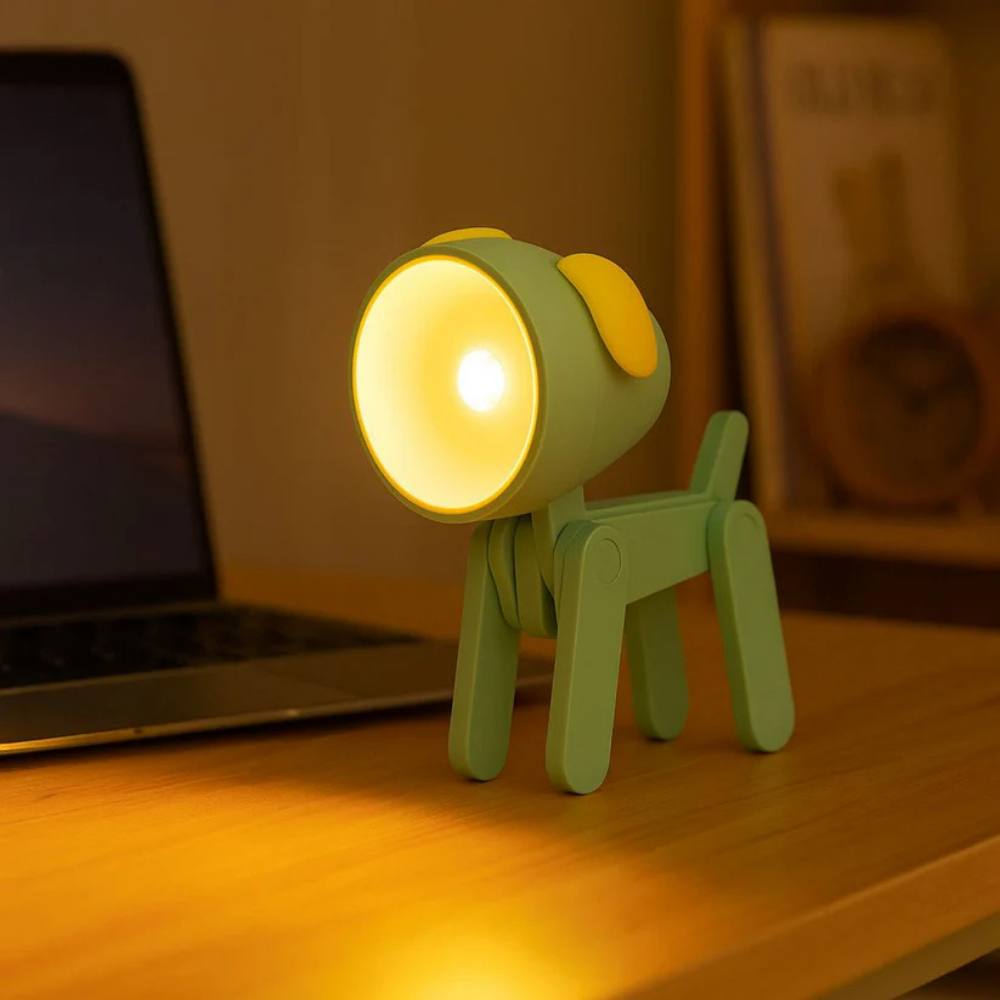 Adjustable Desk Lamp with LED and Flexible Animal Design for Kids