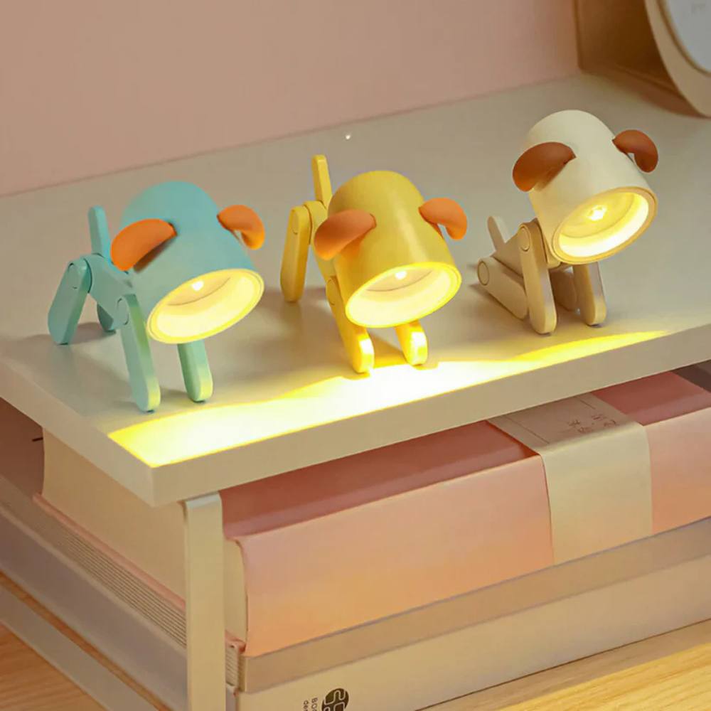 Adjustable Desk Lamp with LED and Flexible Animal Design for Kids