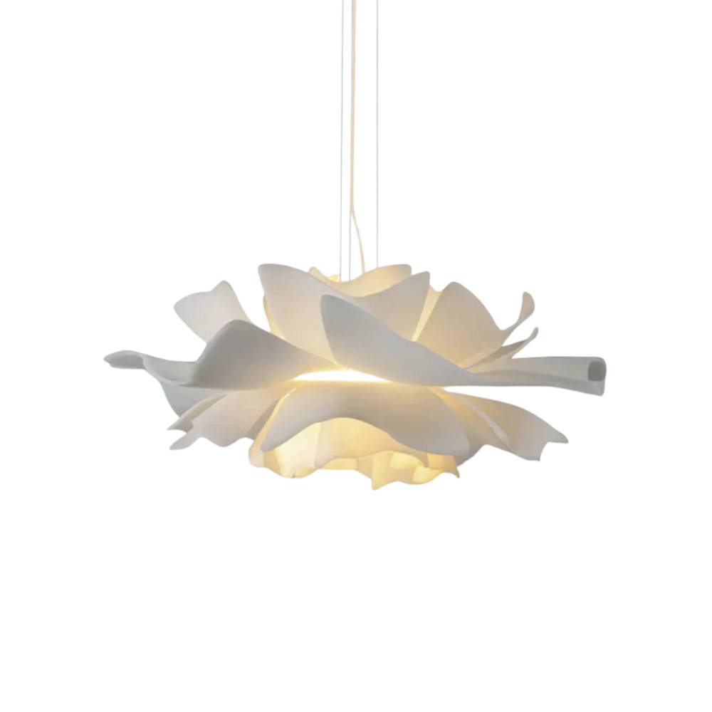 Floral Pendant Light with Adjustable Brightness - Petal Design for Home