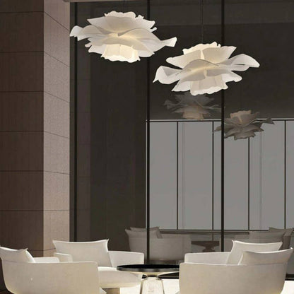 Floral Pendant Light with Adjustable Brightness - Petal Design for Home