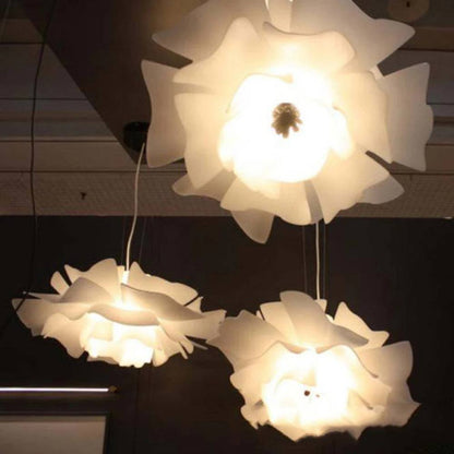Floral Pendant Light with Adjustable Brightness - Petal Design for Home