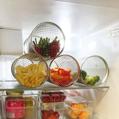 Stainless Steel 360-Degree Grill Basket for Perfect Cooking