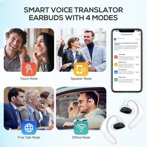 Real-Time Language Translation Wireless Earbuds