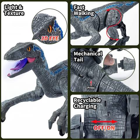 Remote-Controlled Walking Raptor Companion