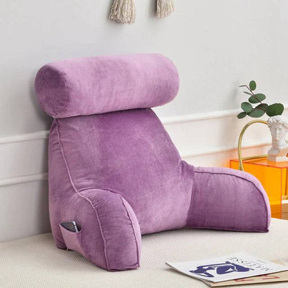 CozyNest Reading Pillow with Arm Support for Ultimate Comfort