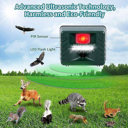 GuardianWave Ultrasonic Bird Deterrent for Home Protection