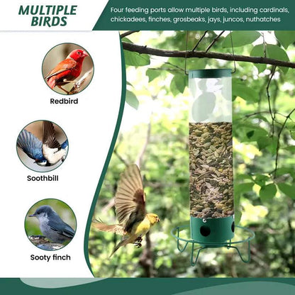 GuardianFeeder: Squirrel-Resistant Hanging Bird Feeder