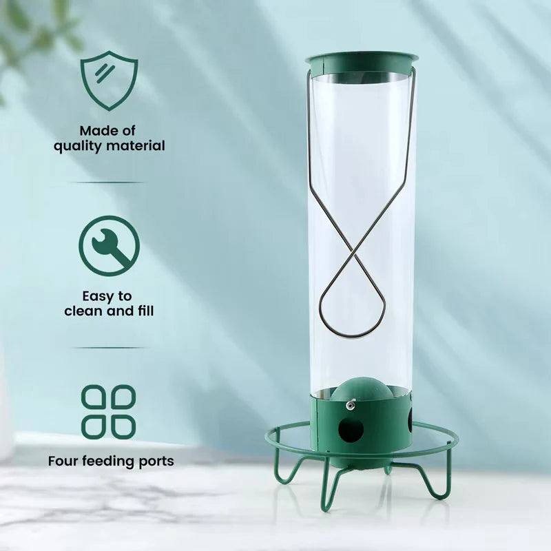 GuardianFeeder: Squirrel-Resistant Hanging Bird Feeder