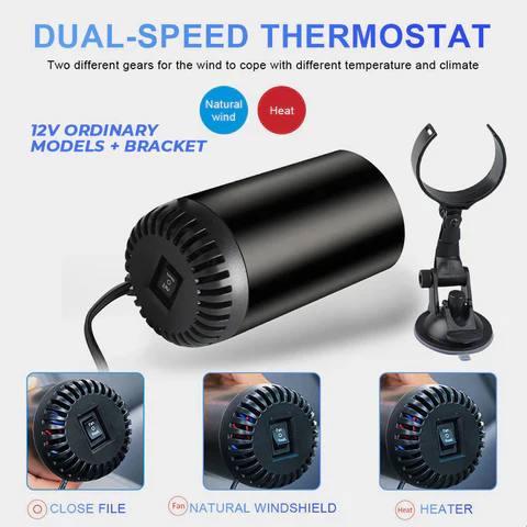 CozyDrive 360-Degree Car Heater & Defroster