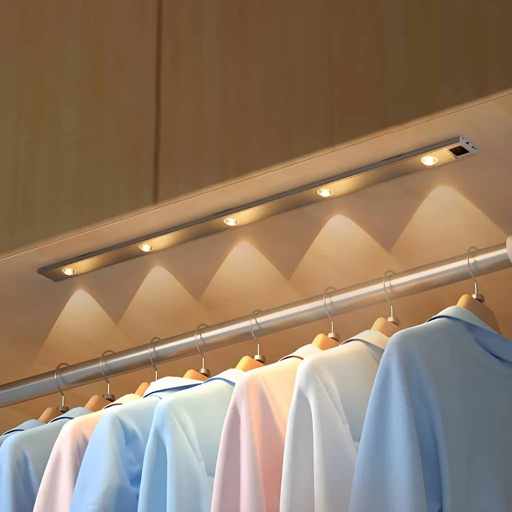 Smart Motion-Activated LED Lamp with Rechargeable Battery