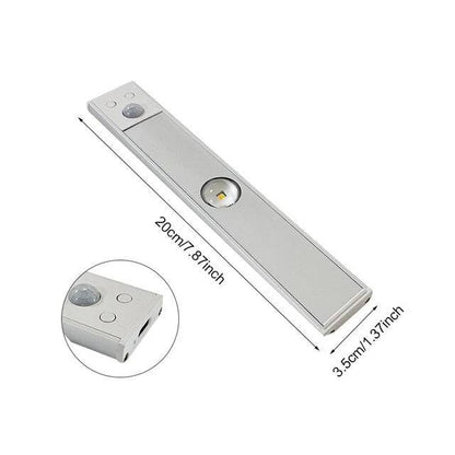 Smart Motion-Activated LED Lamp with Rechargeable Battery