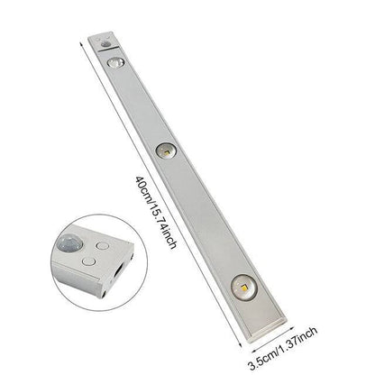 Smart Motion-Activated LED Lamp with Rechargeable Battery