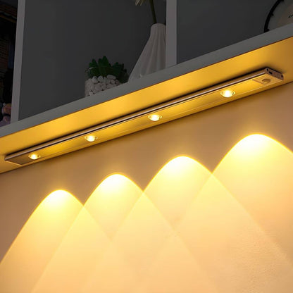 Smart Motion-Activated LED Lamp with Rechargeable Battery