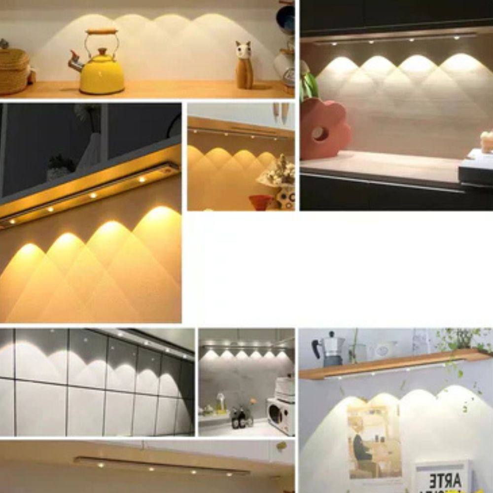 Smart Motion-Activated LED Lamp with Rechargeable Battery