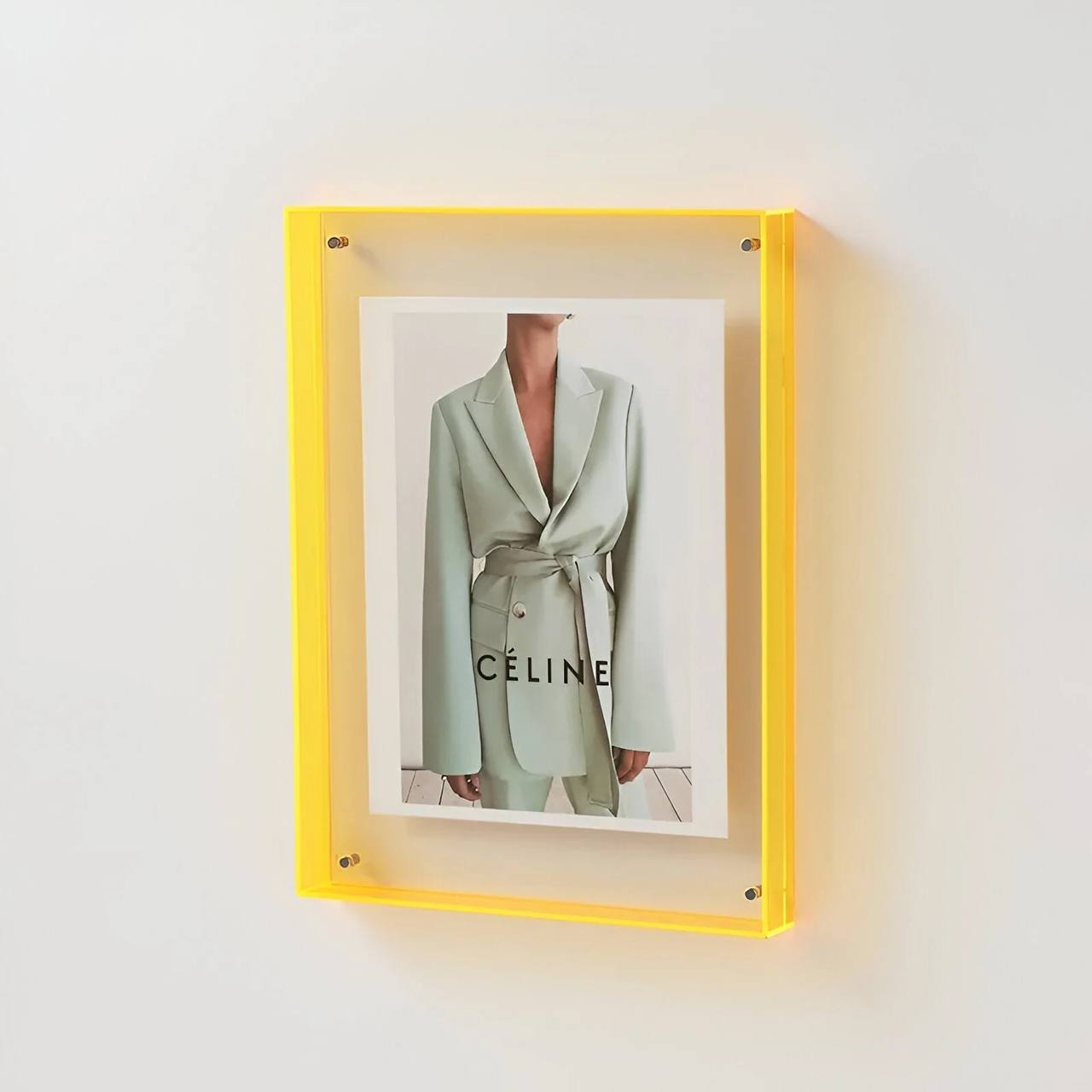 Sleek Transparent Photo Frame for Stunning Displays