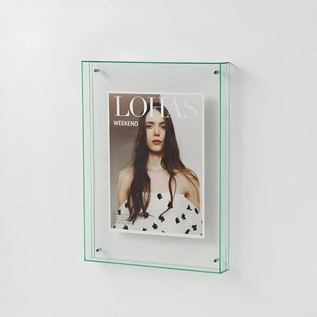 Sleek Transparent Photo Frame for Stunning Displays