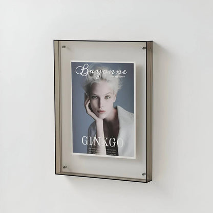 Sleek Transparent Photo Frame for Stunning Displays