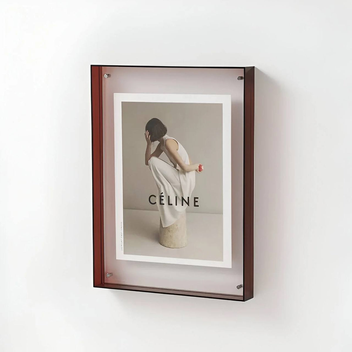 Sleek Transparent Photo Frame for Stunning Displays