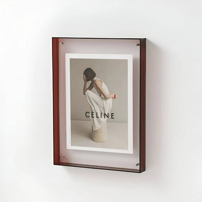Sleek Transparent Photo Frame for Stunning Displays