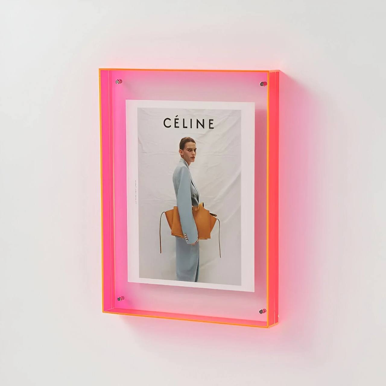 Sleek Transparent Photo Frame for Stunning Displays