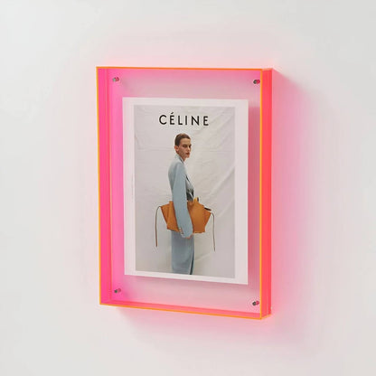 Sleek Transparent Photo Frame for Stunning Displays