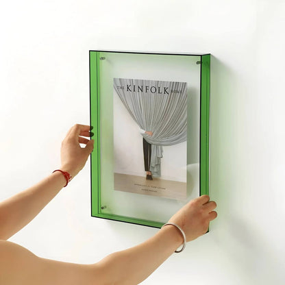 Sleek Transparent Photo Frame for Stunning Displays