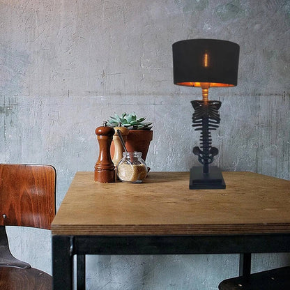 Artisan Bone Structure Table Light with Unique Design
