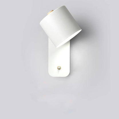 Sleek Metal Wall Lamp with Built-In Switch for Instant Light