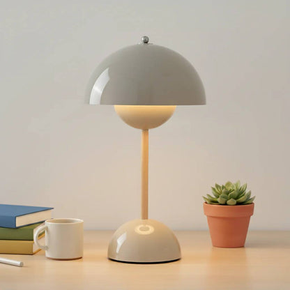 LuxeGlow Scandinavian Dimmable Bedside Table Lamp
