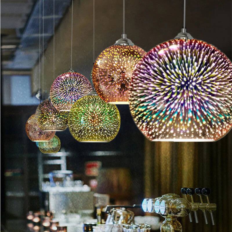Vibrant Aurora Pendant Light with Stunning Glass Craftsmanship