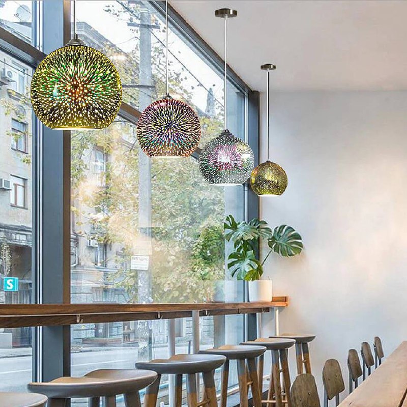 Vibrant Aurora Pendant Light with Stunning Glass Craftsmanship