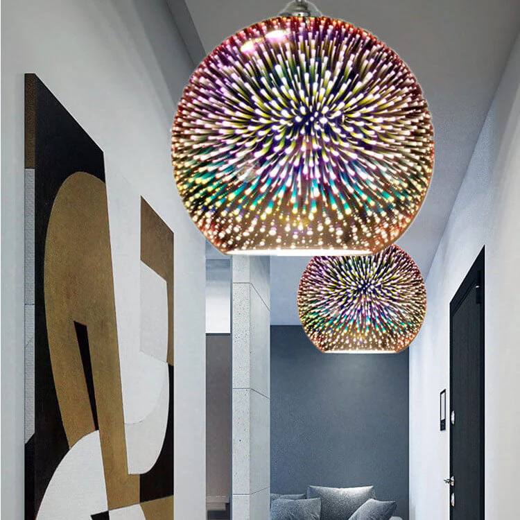 Vibrant Aurora Pendant Light with Stunning Glass Craftsmanship