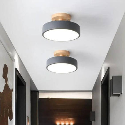 Sleek LED Ceiling Fixture with Customizable Lighting Options