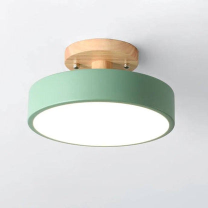 Sleek LED Ceiling Fixture with Customizable Lighting Options