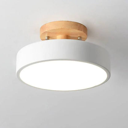 Sleek LED Ceiling Fixture with Customizable Lighting Options