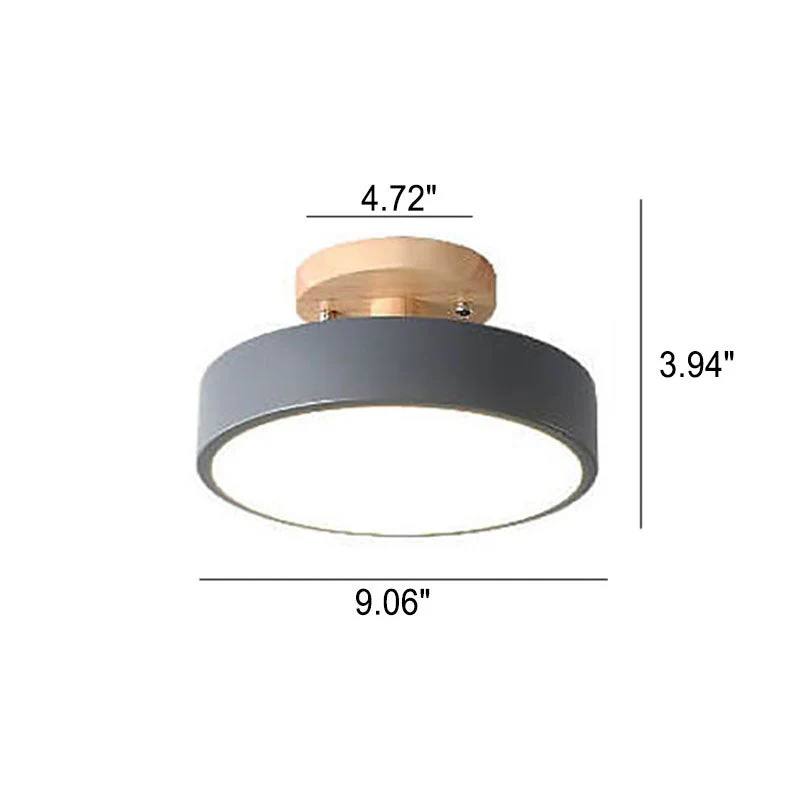 Sleek LED Ceiling Fixture with Customizable Lighting Options