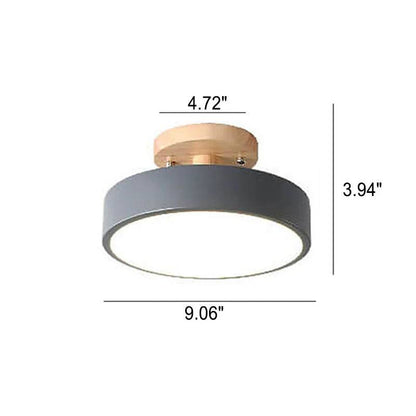 Sleek LED Ceiling Fixture with Customizable Lighting Options