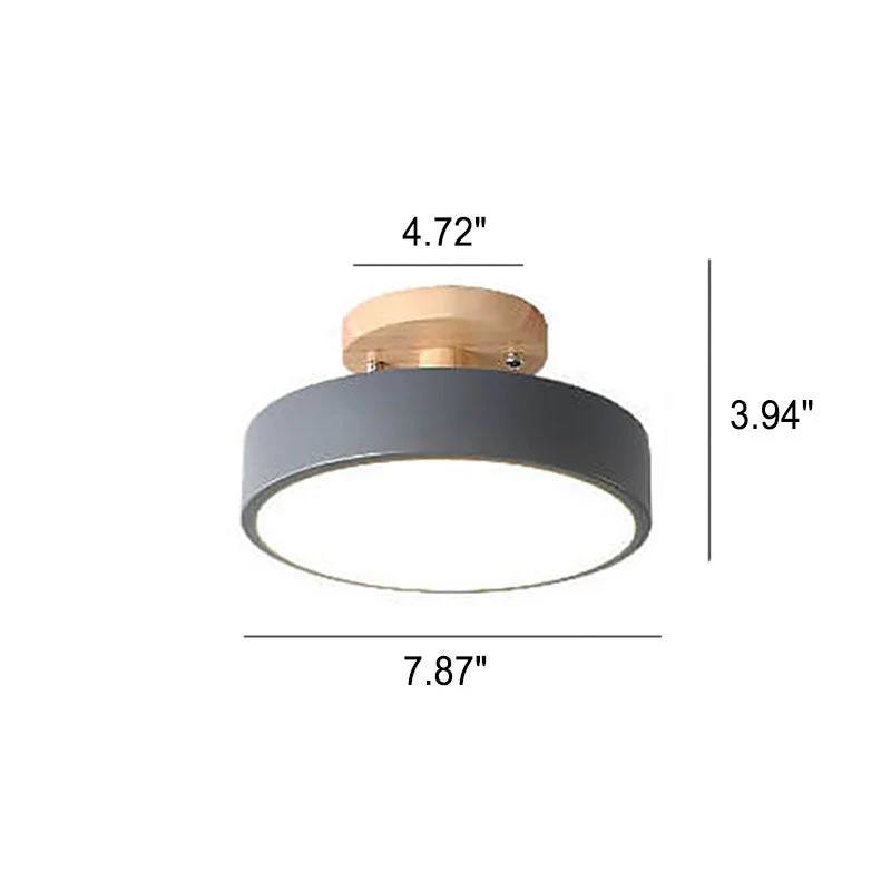 Sleek LED Ceiling Fixture with Customizable Lighting Options