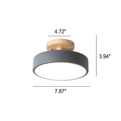 Sleek LED Ceiling Fixture with Customizable Lighting Options