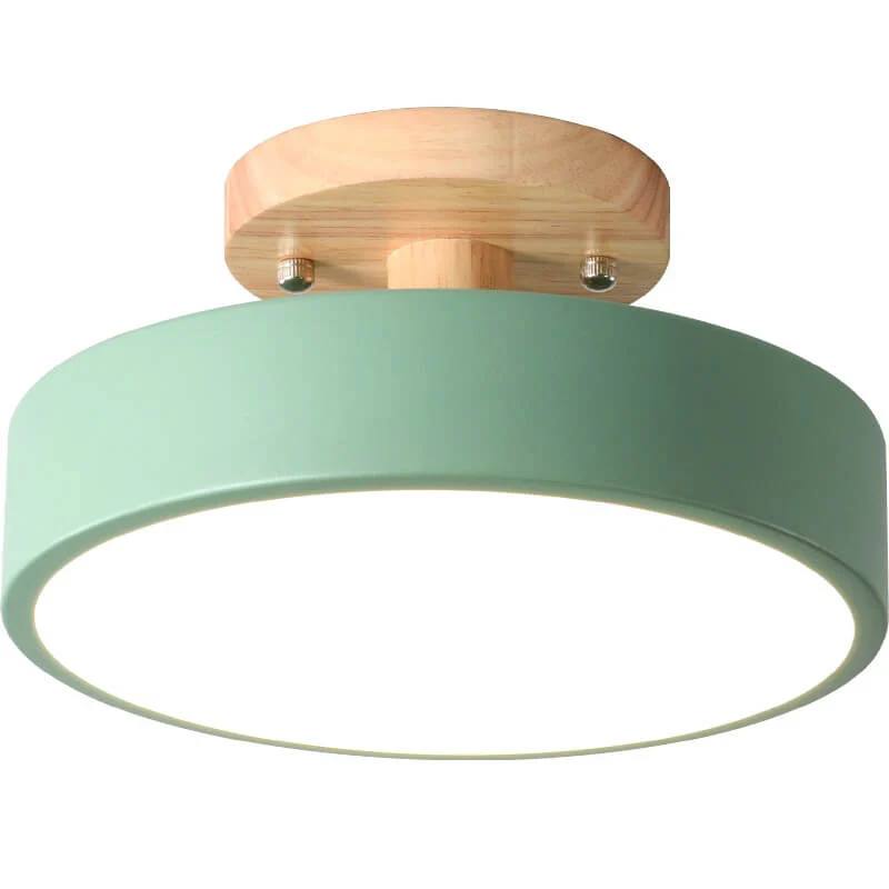 Sleek LED Ceiling Fixture with Customizable Lighting Options
